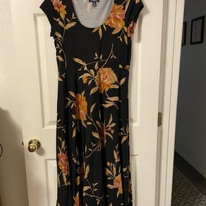 Chaps midi dress